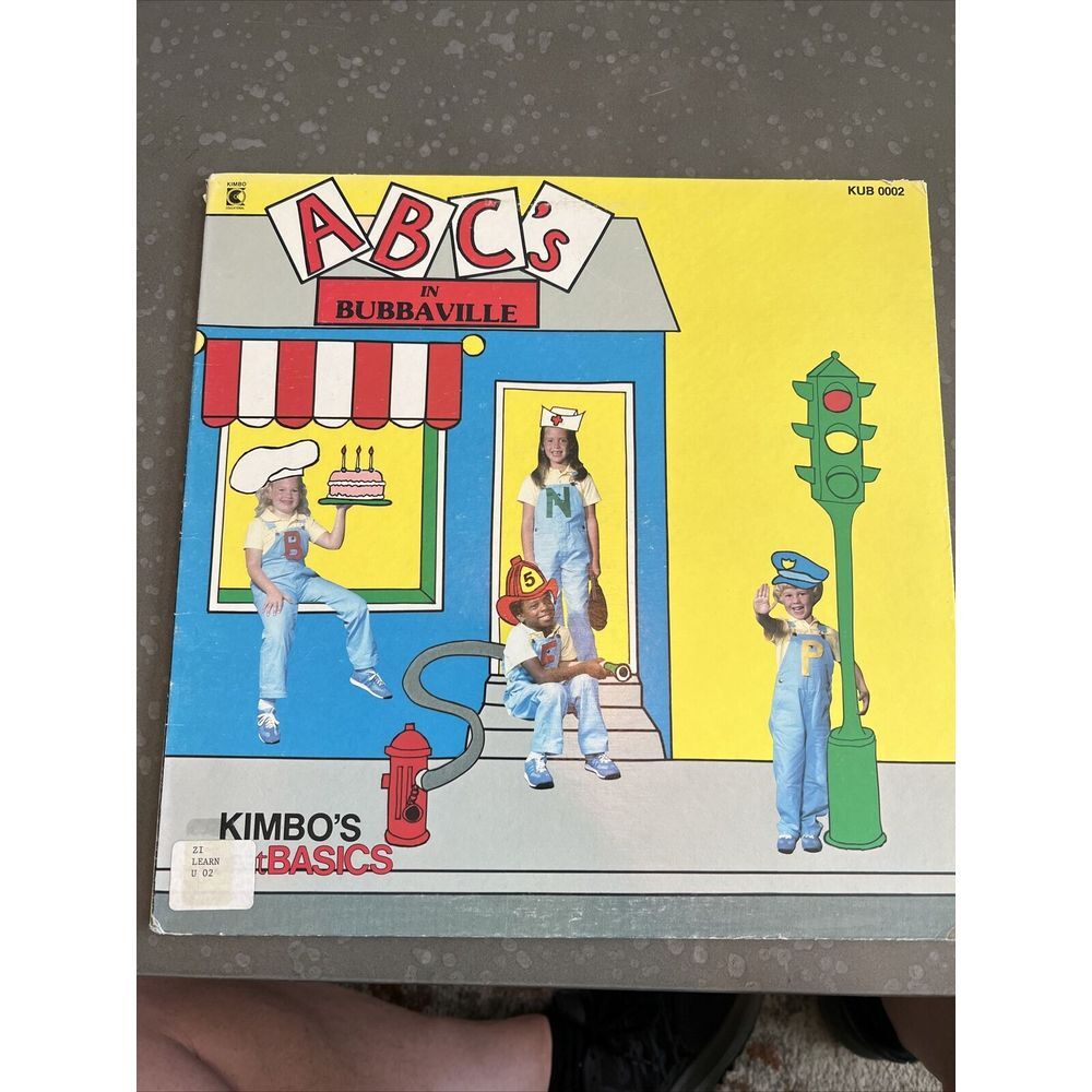 ABC's In Bubbaville Learning About Beginning Sounds & Careers KUB 0002 LP Vinyl